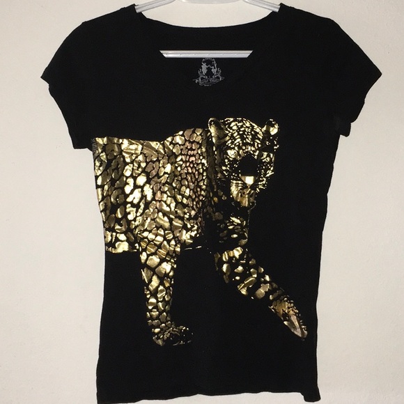 Gold cheetah shirt - Picture 1 of 2